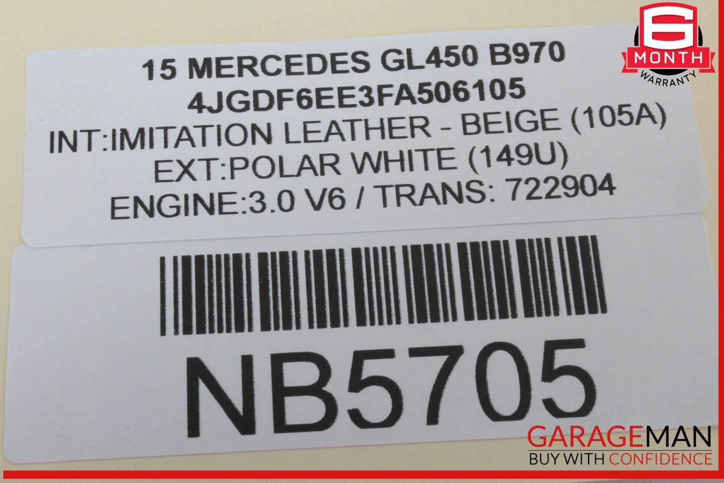 13-19 Mercedes X166 GL450 GLS550 Front Left Side Dashboard Trim Cover Wood OEM