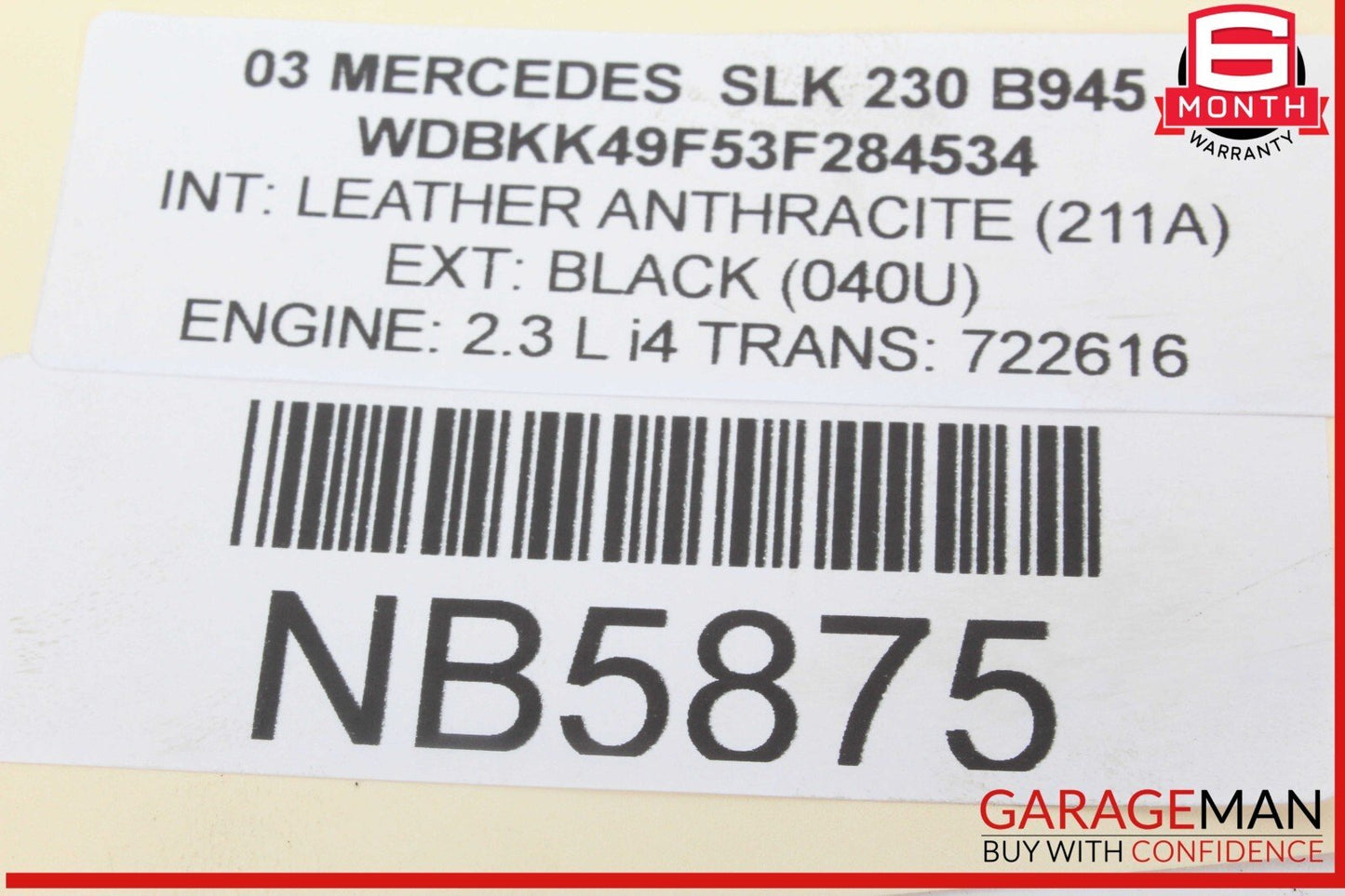97-04 Mercedes R170 SLK230 SLK320 Rear Right / Left Lower Suspension Control Arm