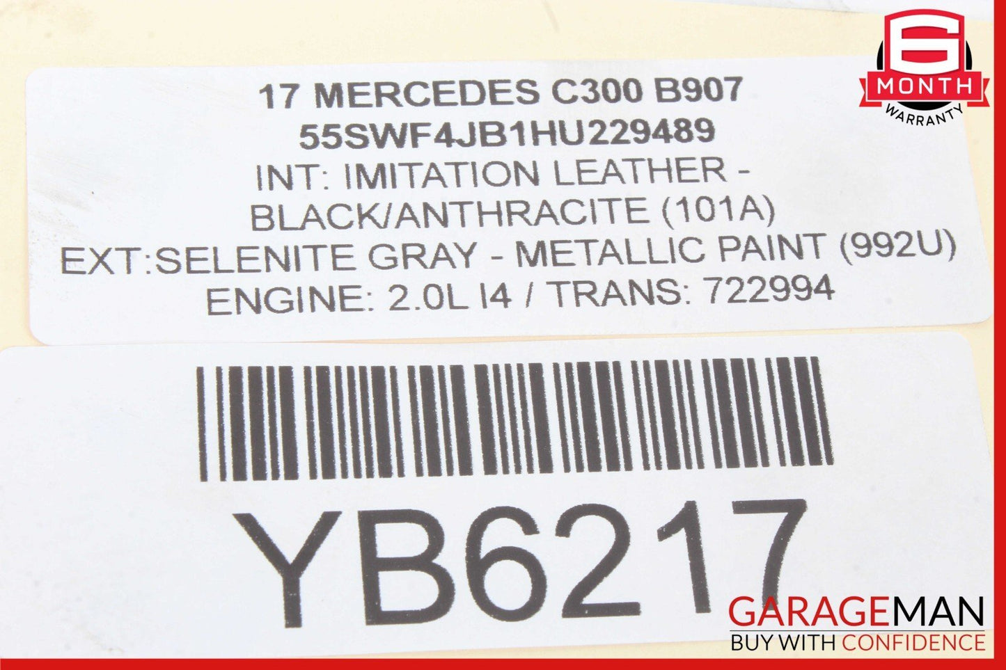 10-20 Mercedes W205 C300 E350 Rear Left / Right Suspension Upper Control Arm OEM
