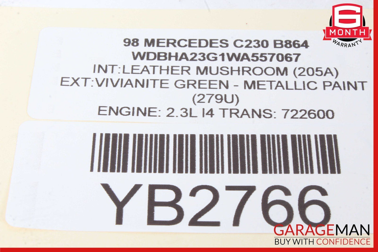 90-02 Mercedes W202 C230 SL500 500SL Rear Left Side Wheel Control Arm OEM