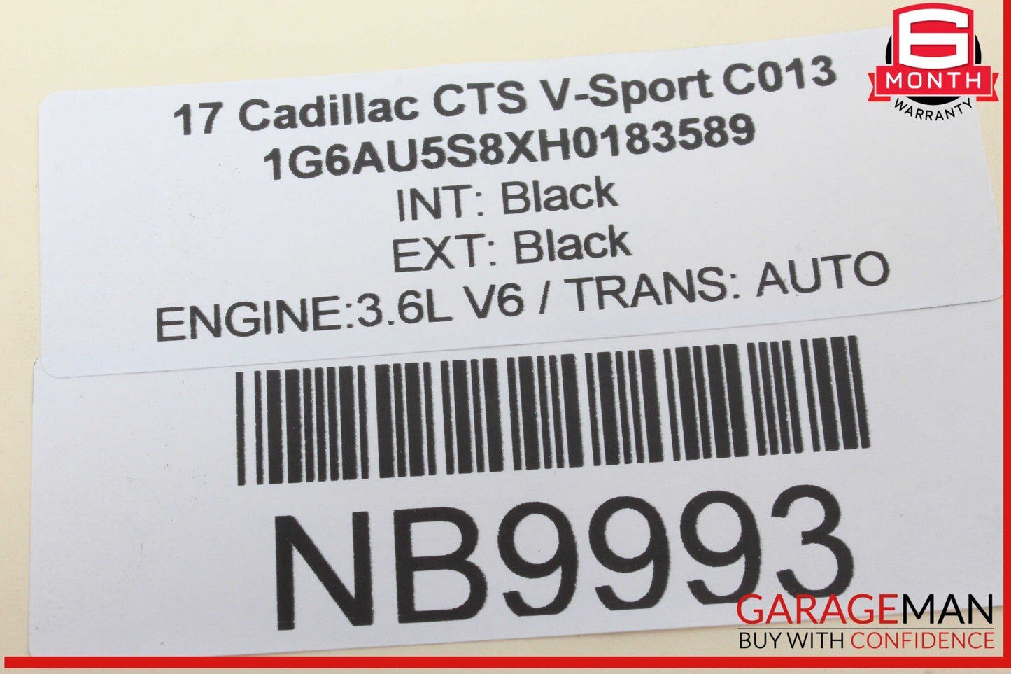 14-19 Cadillac CTS V-Sport Rear Back Up Reverse Parking Camera 23366321 OEM
