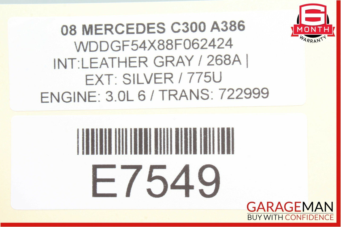08-11 Mercedes W204 C300 C63 AMG iPod Interface Computer Control Module OEM