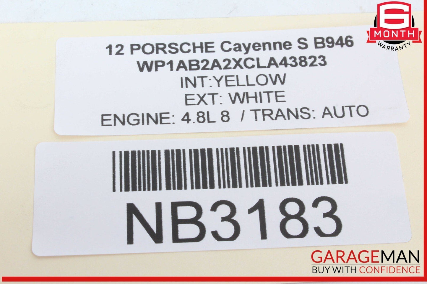 11-18 Porsche Cayenne S 958 Front Left Side Door Window Regulator Motor Unit OEM