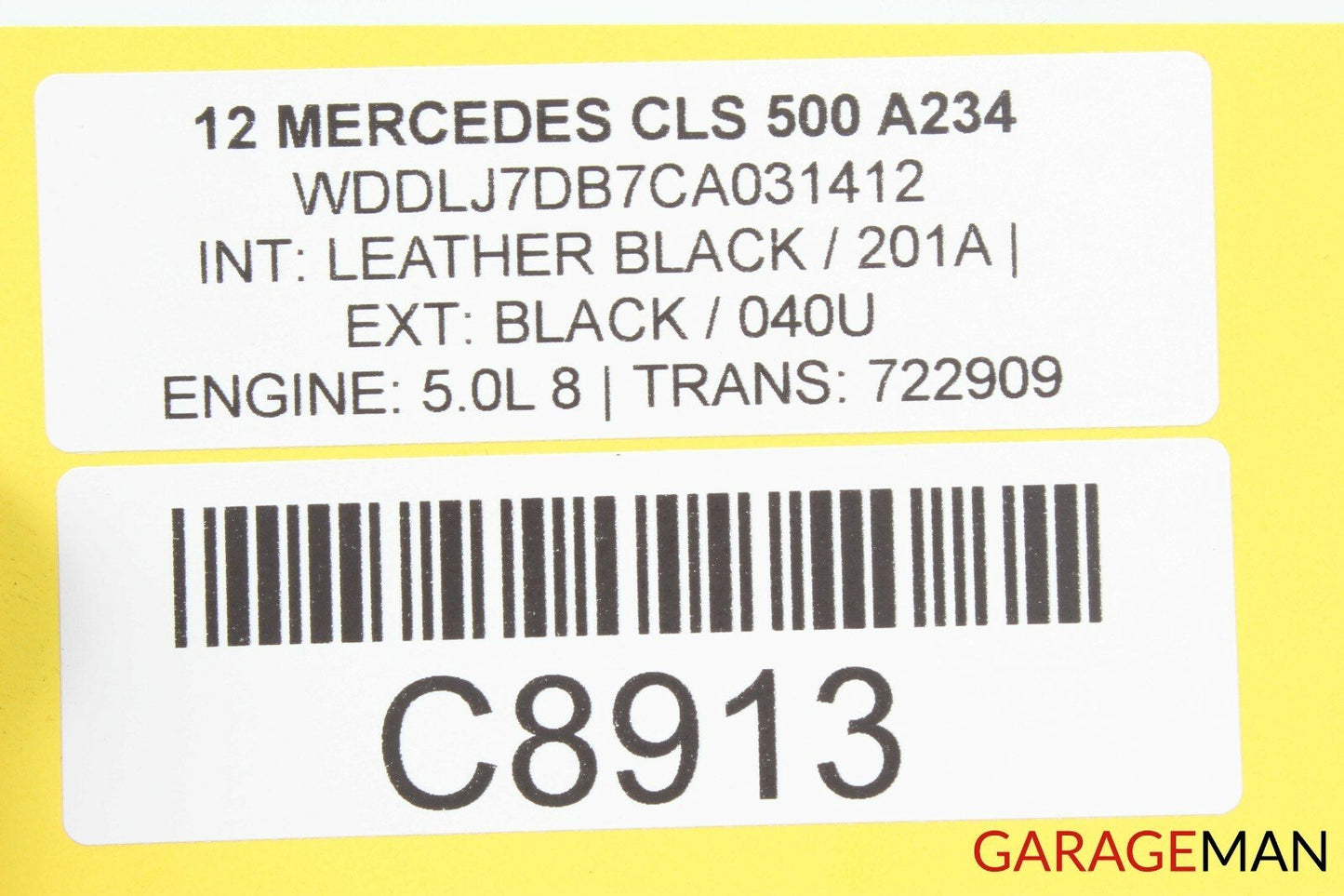 12-14 Mercedes W218 CLS500 Front Left Driver Side Seat Control Module Unit OEM