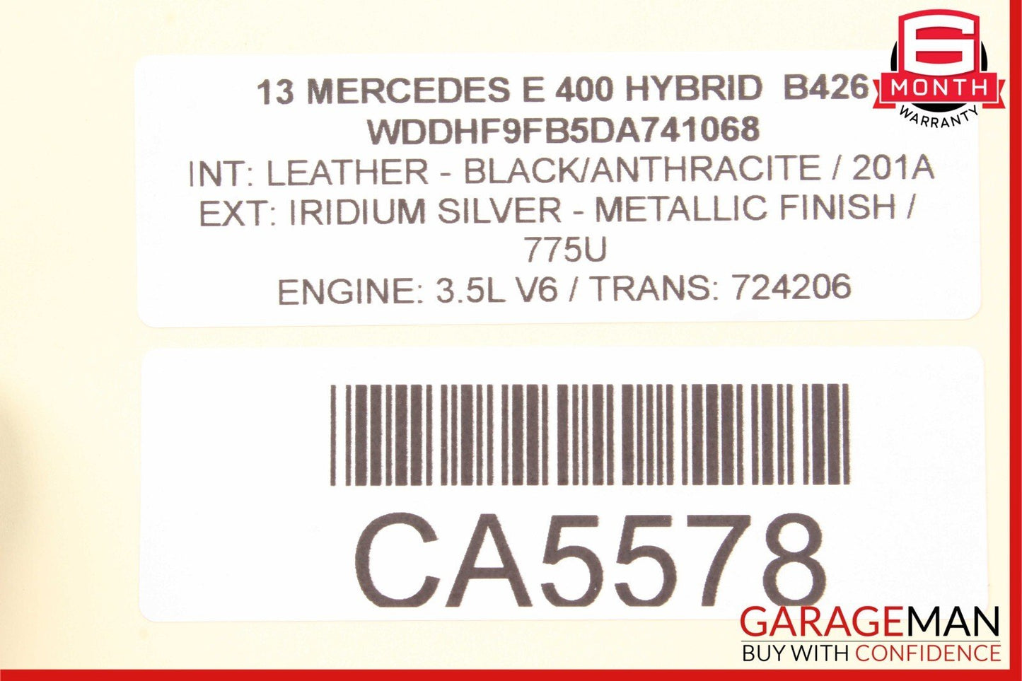08-18 Mercedes W212 E400 C250 Front Right Side Door Control Module Unit OEM