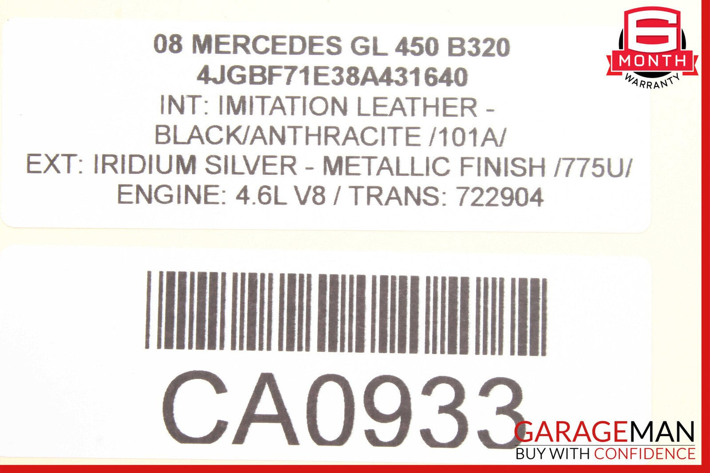 06-13 Mercedes X164 GL450 GL550 Front Left Driver Door Control Module OEM