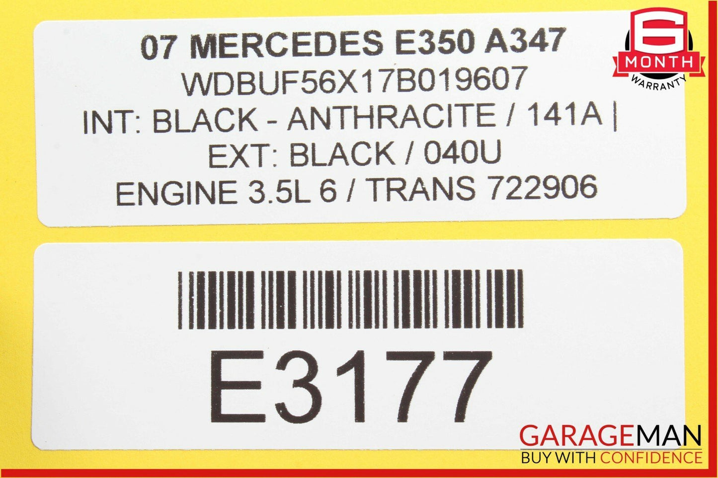 07-11 Mercedes W211 E350 E550 CLS550 Body Control Module BCM 2115455332 OEM