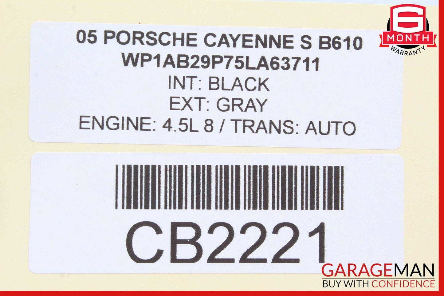 03-10 Porsche Cayenne 955 Front Left Side Dash Air Vent Trim Panel Grille Cover