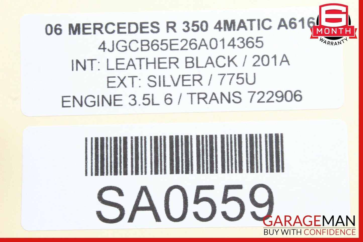 06-13 Mercedes W521 R350 GL450 Front Right Side Door Control Module OEM