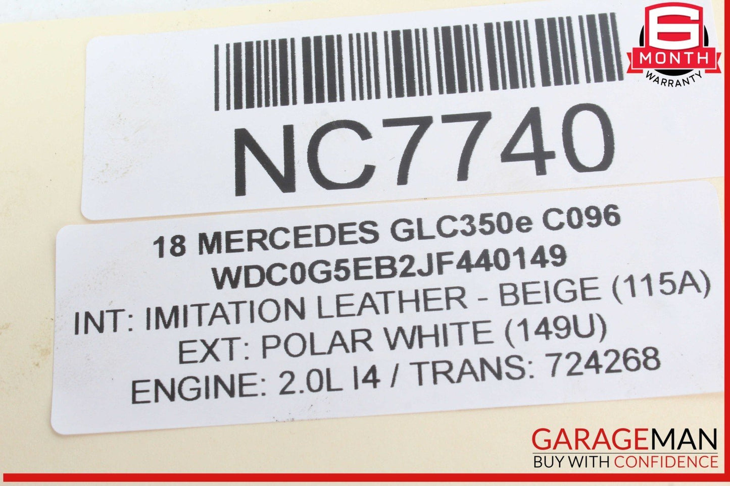18-20 Mercedes X253 GLC350e Power Brake Booster Master Cylinder w/ Reservoir OEM