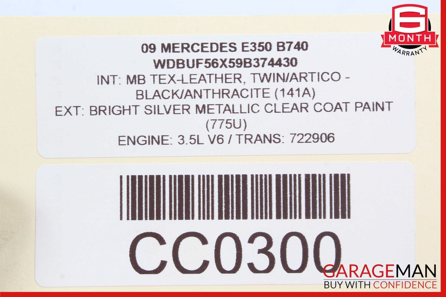 03-09 Mercedes W211 E350 E550 E63 AMG Front Left Side Door Controller Module OEM