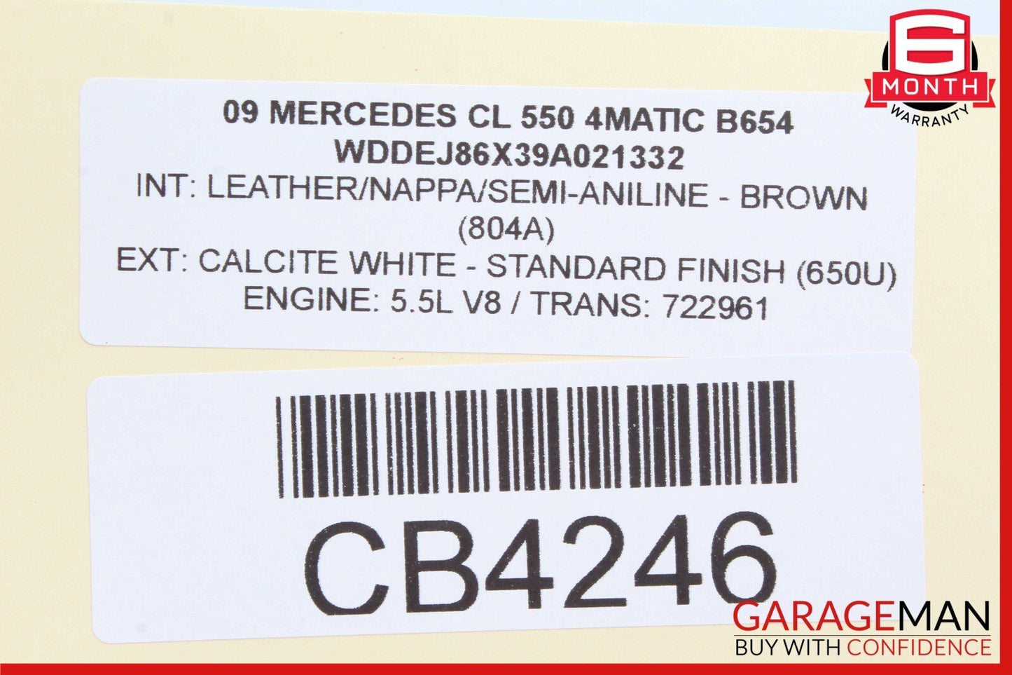 07-10 Mercedes W216 CL550 CL600 S550 S63 AMG Keyless Go Control Module Unit OEM