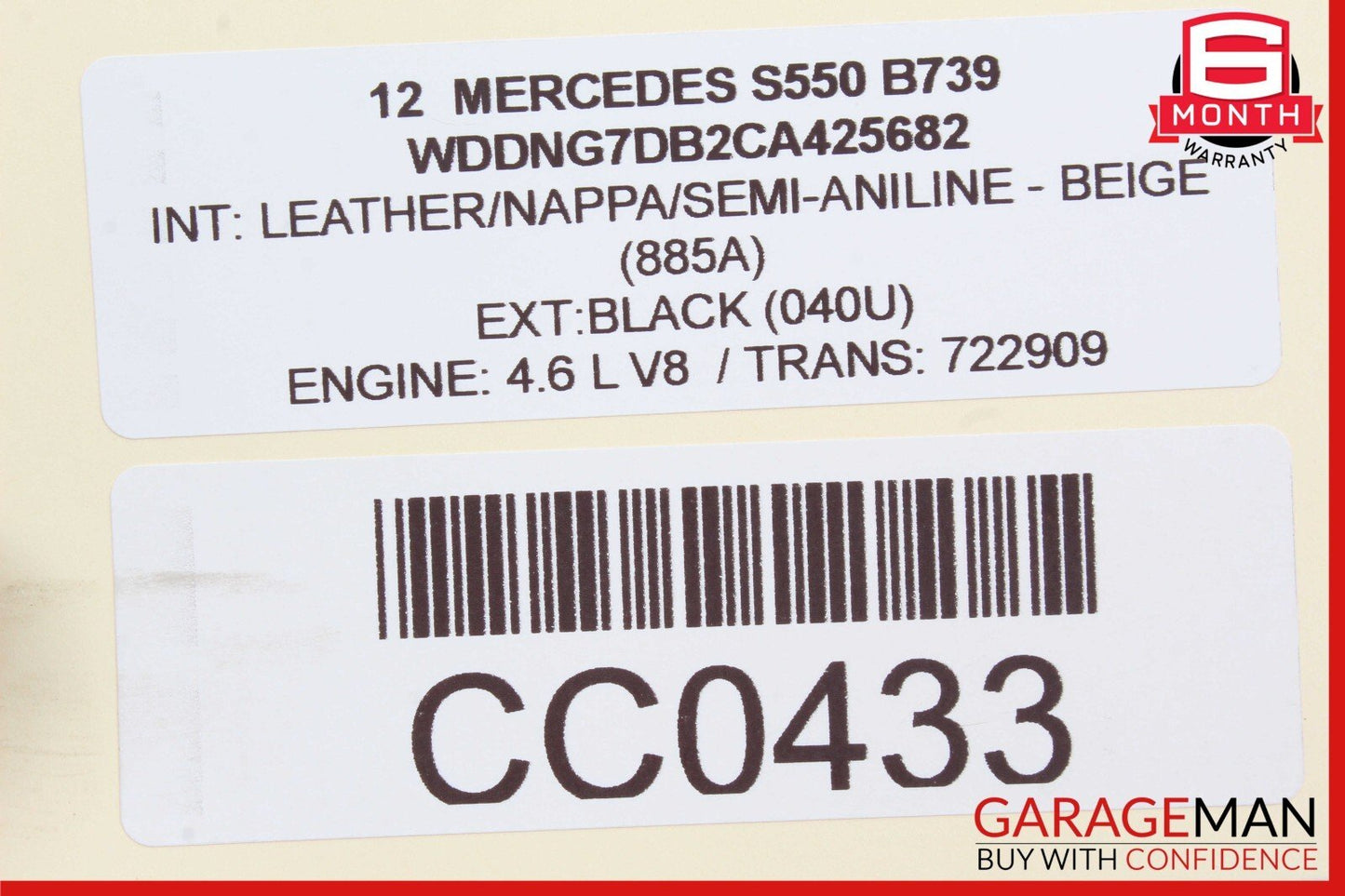 11-14 Mercedes W216 CL550 S550 A/C Air Cooling Conditioning Compressor Pump Assy