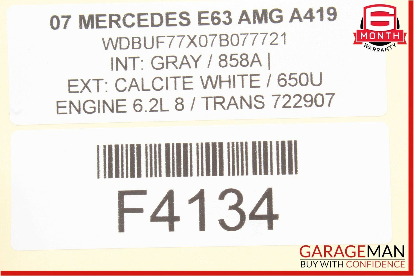 03-11 Mercedes W211 E500 E63 AMG Front Left Side Under Seat Control Module Unit