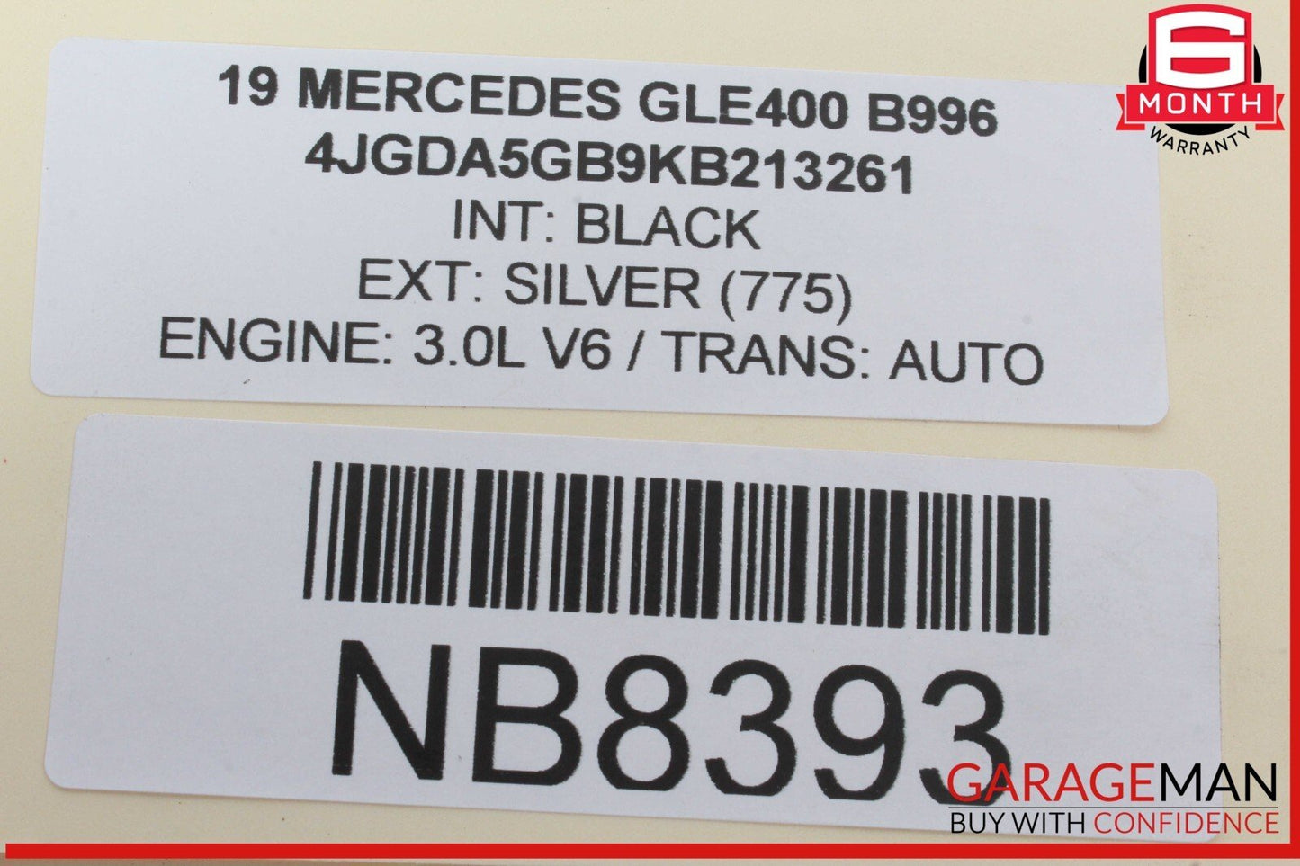 13-19 Mercedes W166 GLE400 Rear Right Side Door Window Regulator Motor Unit