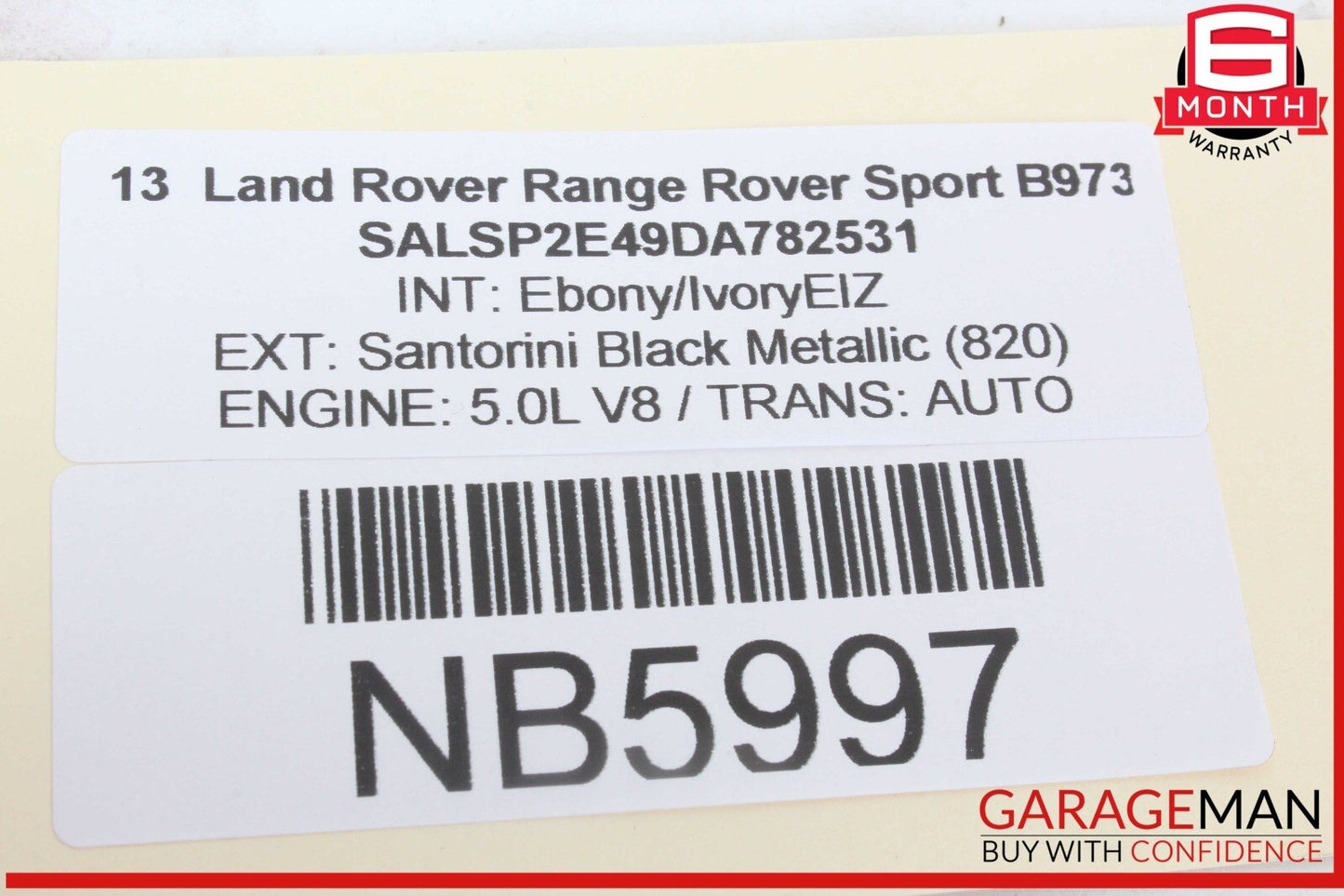 10-13 Land Rover Range Rover Sport Fuel Pump Control Module Unit 7H429D372AA