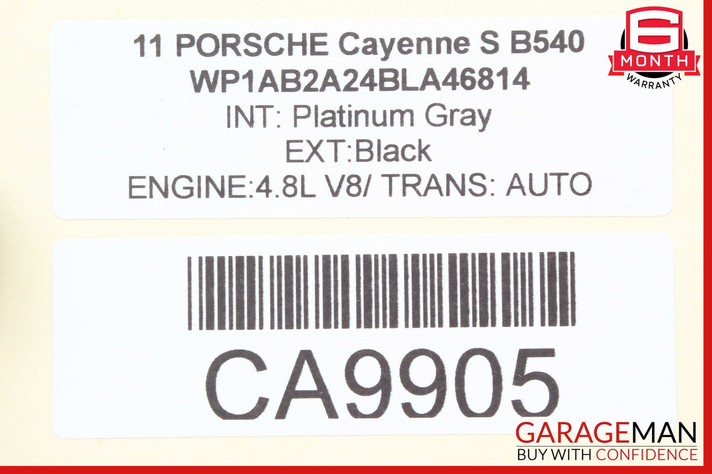 11-17 Porsche Cayenne 958 S Electric Parking Brake EPB Control Module OEM