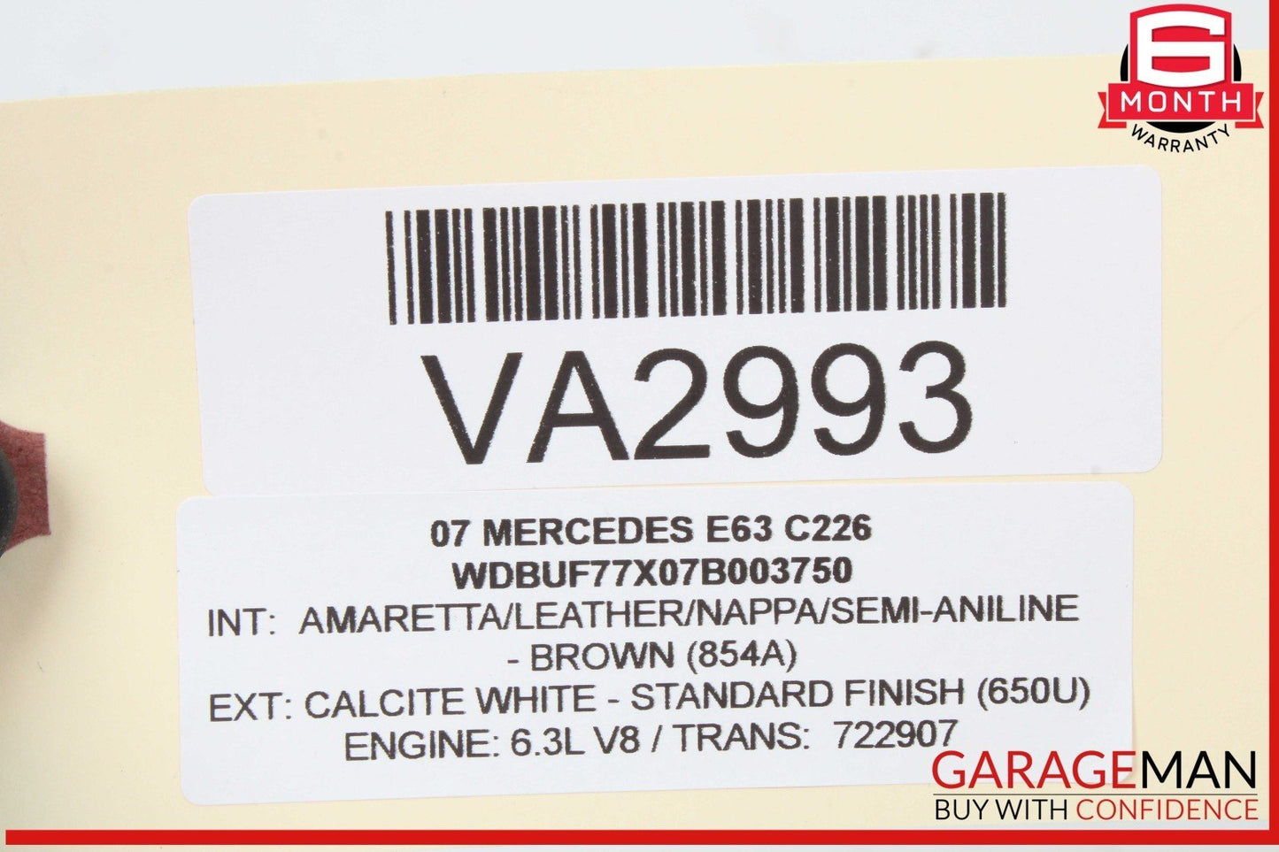 03-11 Mercedes W211 E63 SL55 AMG Rear Left or Right Suspension Upper Control Arm