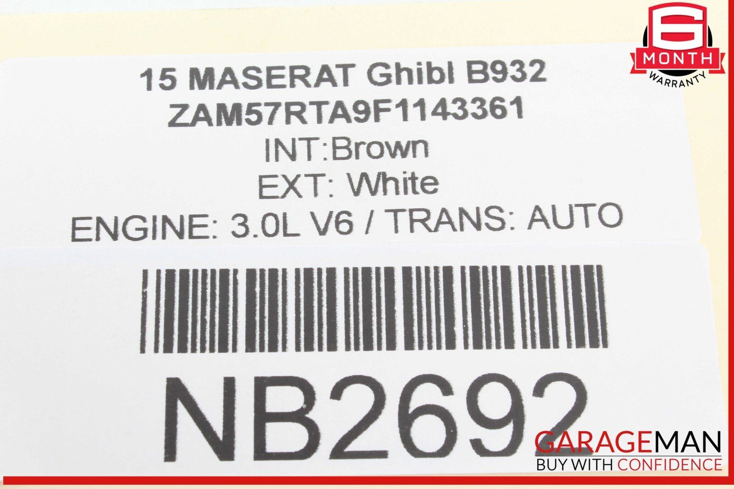14-17 Maserati Ghibli Front Left Driver Side Seat Control Controller Module Unit