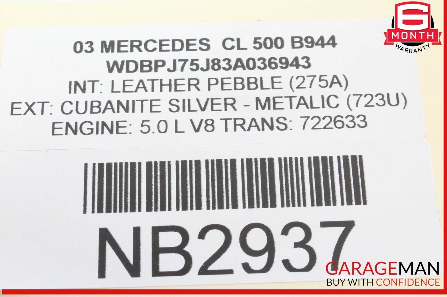 00-06 Mercedes W215 CL500 S600 Voice Command Communication Control Module OEM
