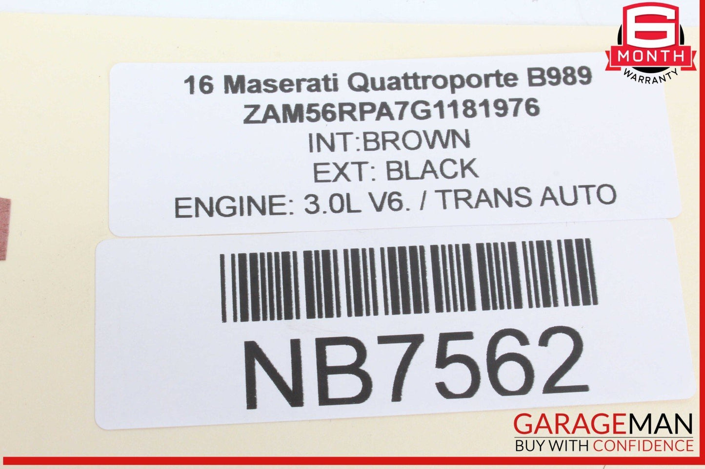14-17 Maserati Quattroporte Front or Rear Right Door Window Regulator Motor OEM