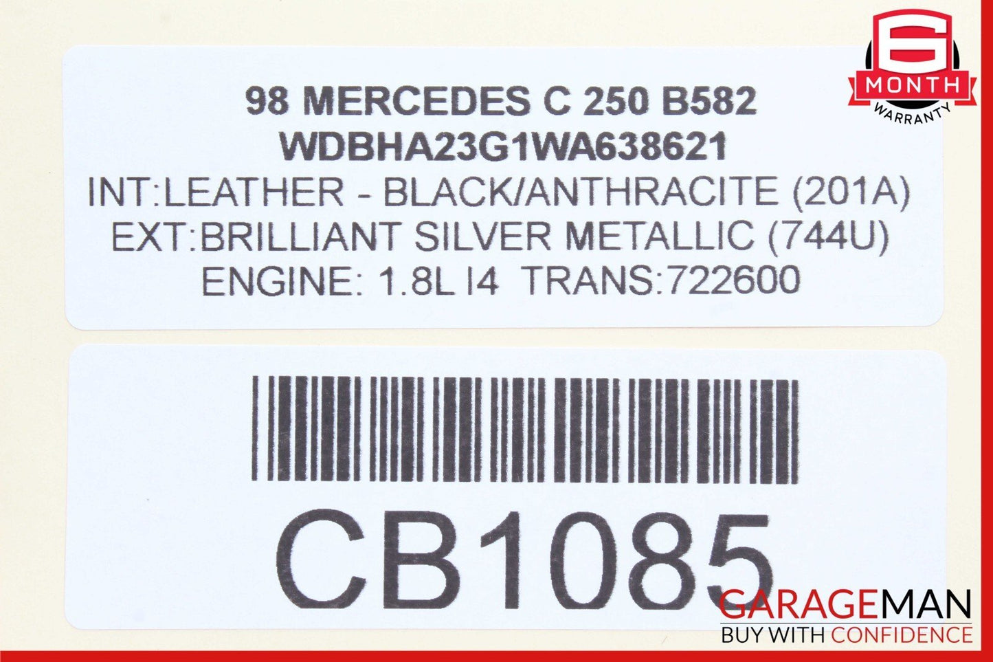 94-00 Mercedes W202 C230 C280 Headlight Lamp Relay Control Module Unit