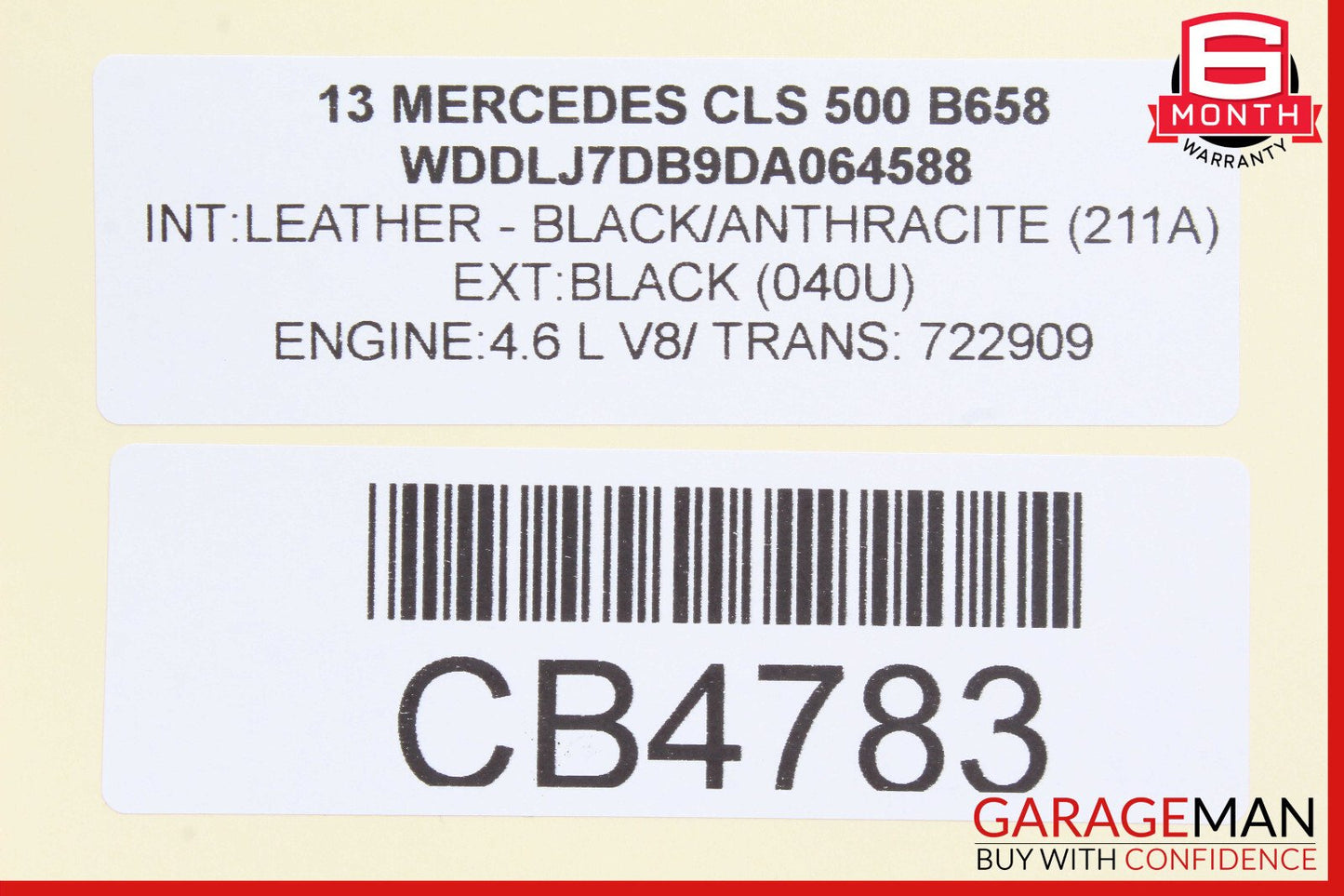 12-14 Mercedes W218 CLS500 Parktronic Park Assist Sensor Control Module Unit