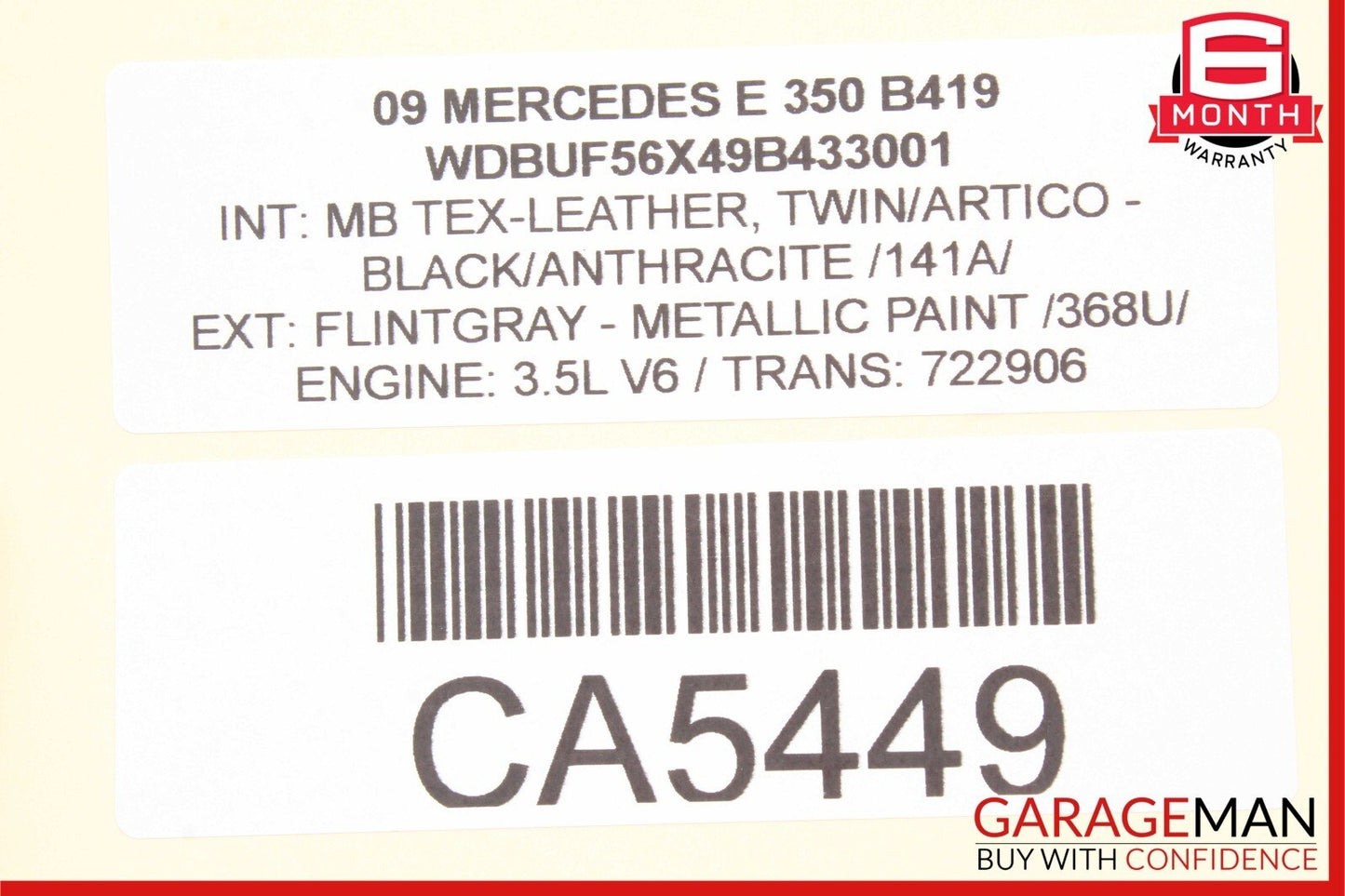 03-09 Mercedes W211 E350 E550 Front Left Driver Side Door Control Module OEM