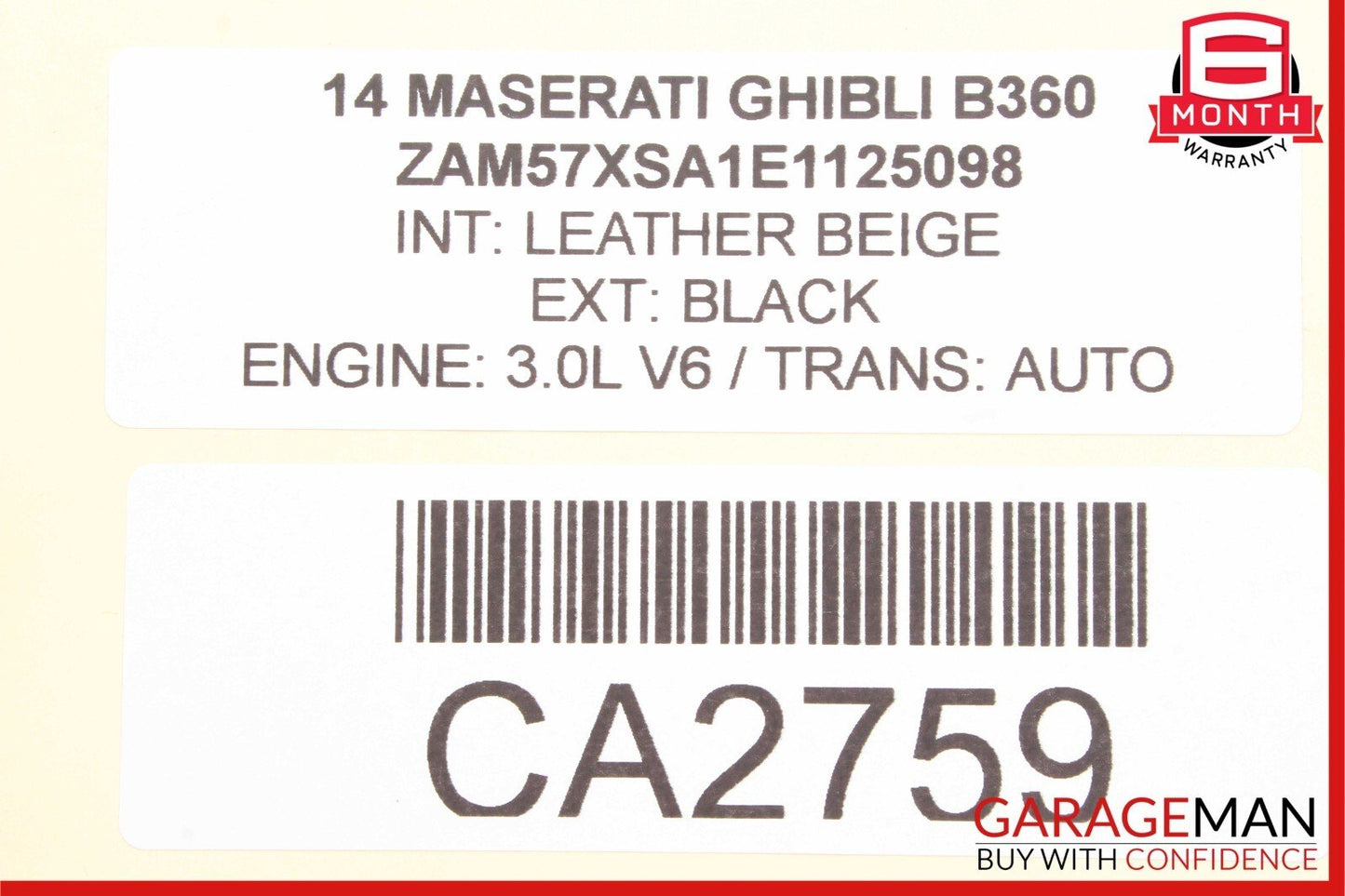 14-17 Maserati Ghibli Front Right Side Dash A/C AC Air Vent Trim Panel OEM