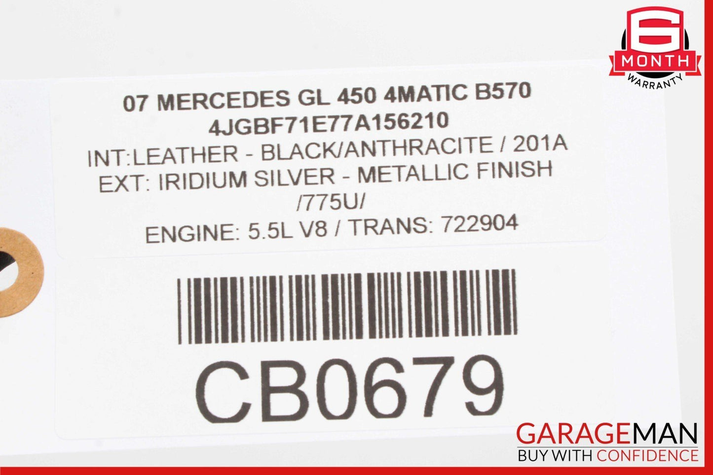 06-10 Mercedes X164 GL450 Distronic Control Module Cruise Control Module Unit