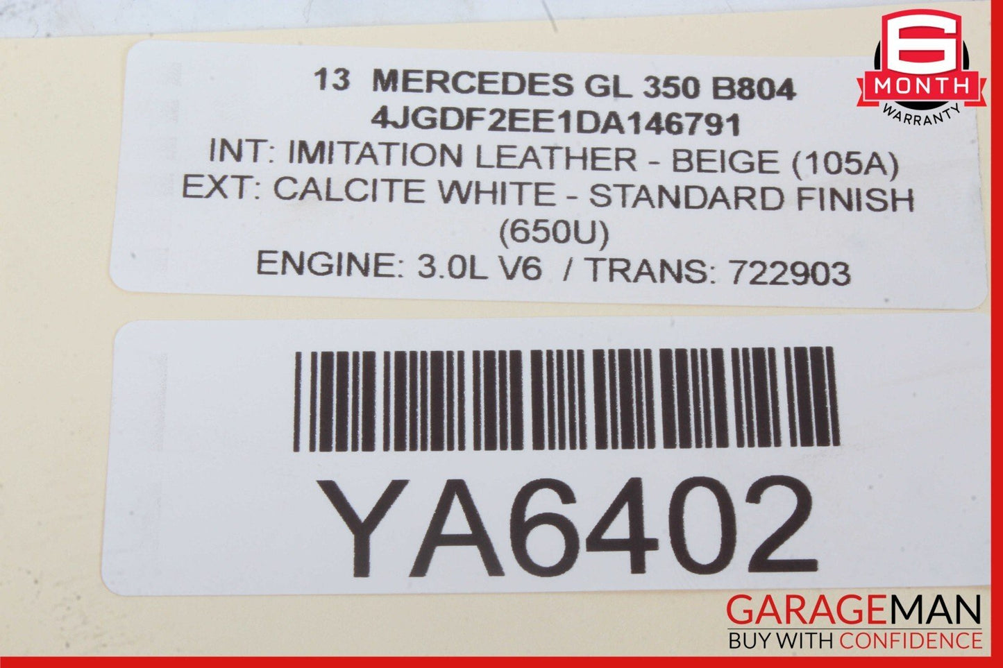 07-19 Mercedes X164 GL350 GL450 GL550 Rear 3rd Third Row Seat Motor Unit OEM