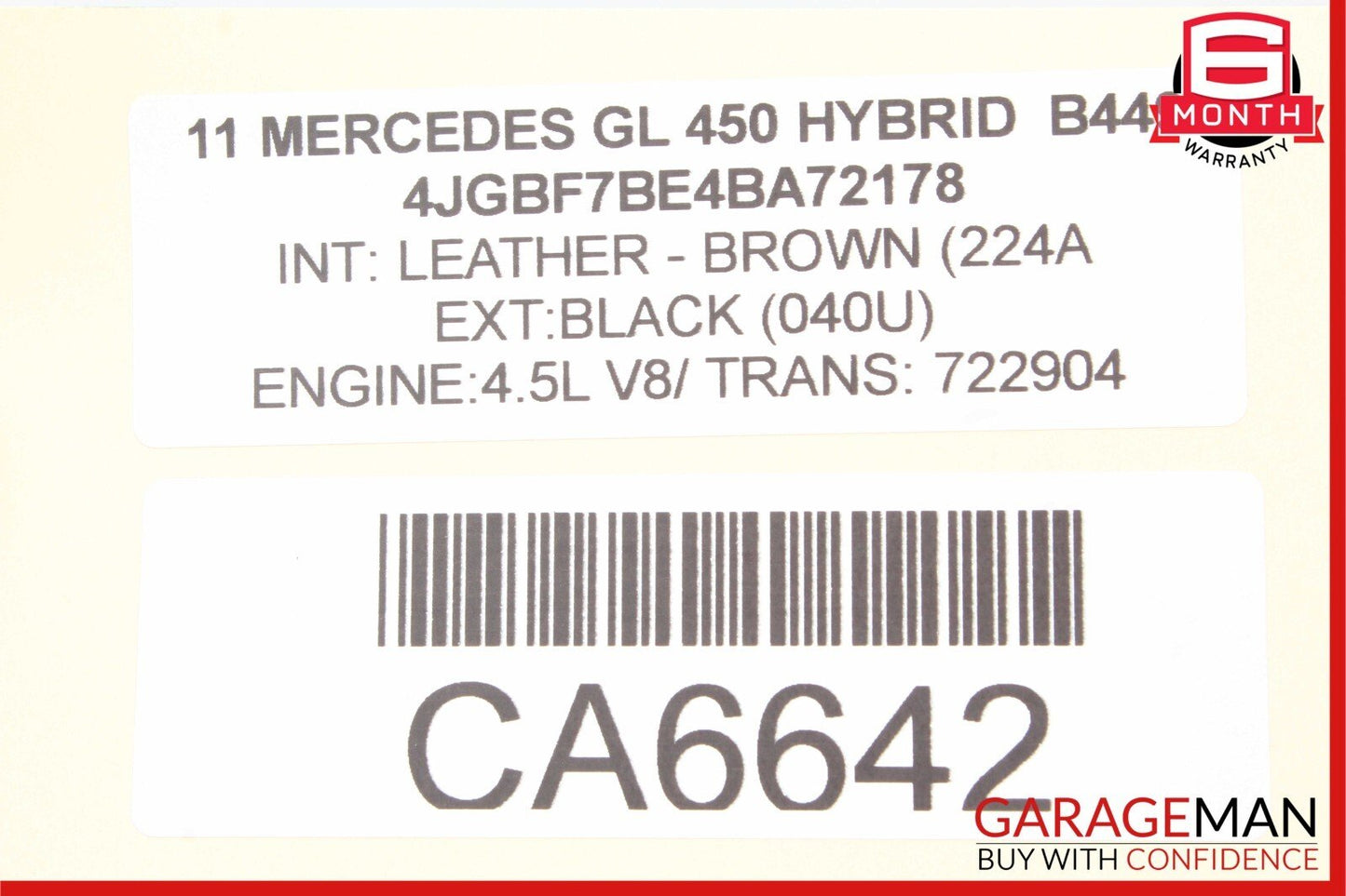 03-13 Mercedes X164 GL450 SLK280 Front Left Side Seat Control Module Unit OEM