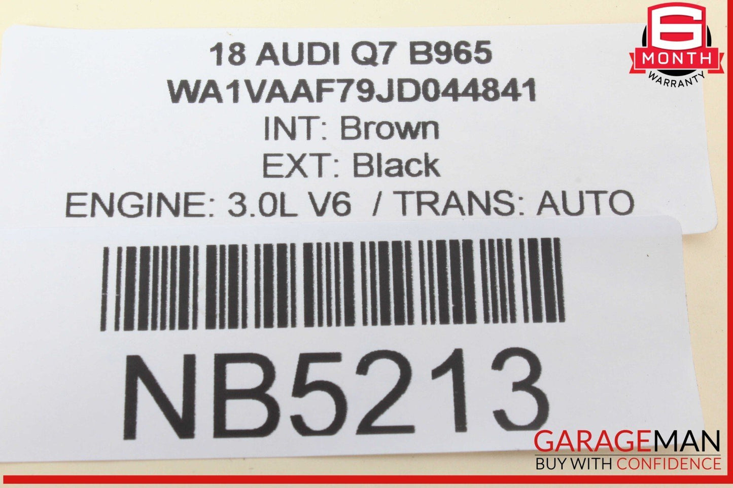 17-19 Audi Q7 Network Gateway Display Control Module Unit 8W8907468F OEM