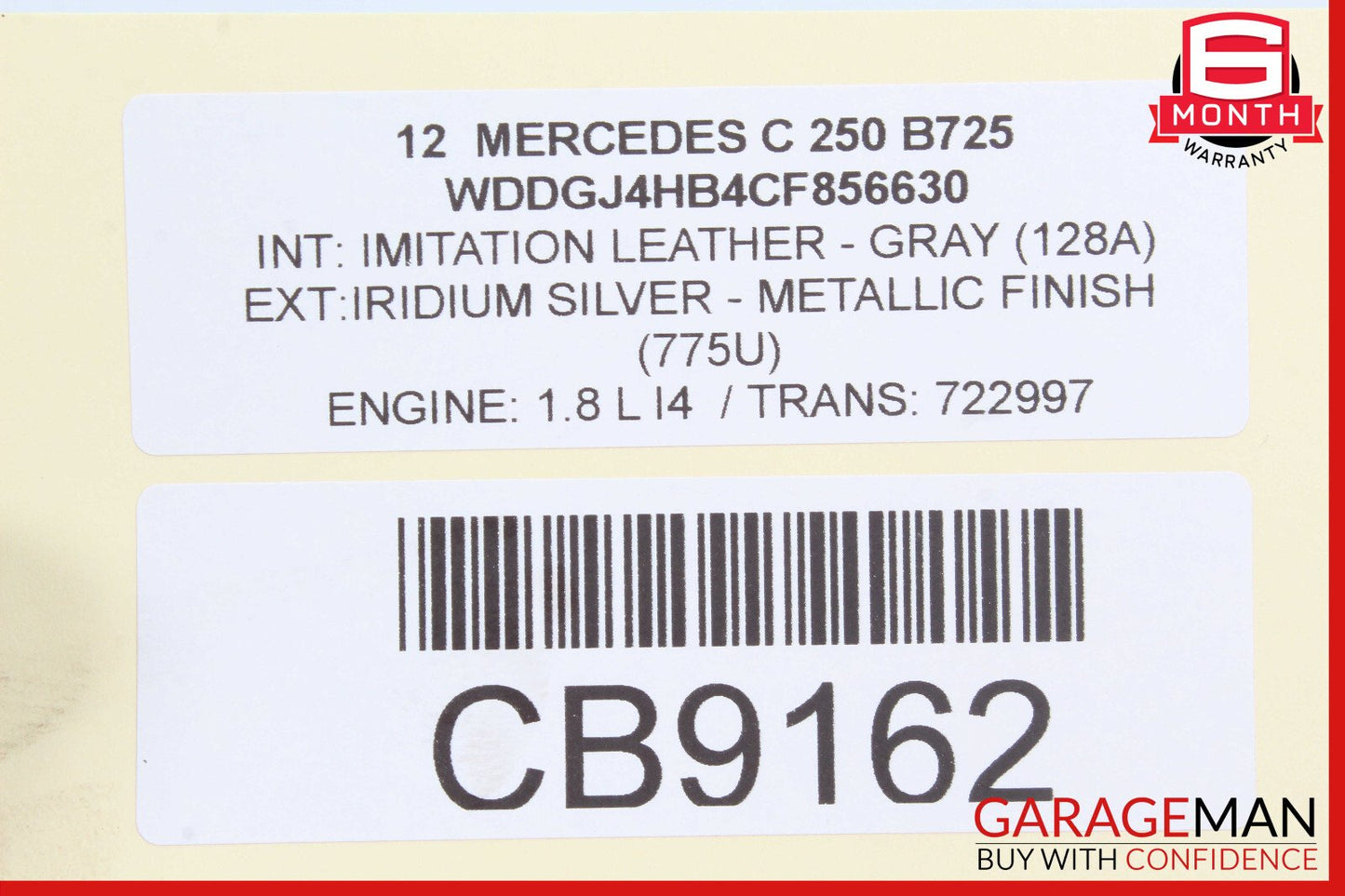 12-15 Mercedes W204 C250 C350 Front Left Driver Side Door Control Module Unit