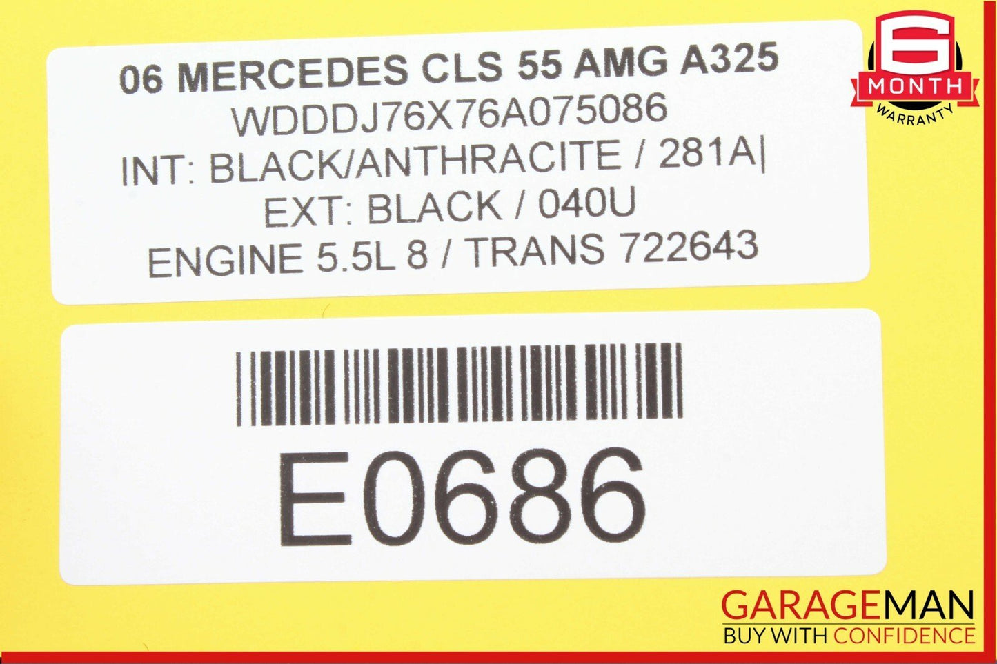 06-11 Mercedes W219 CLS55 Rear Door Keyless Go Control Module OEM