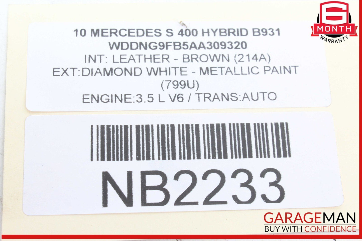 07-14 Mercedes W221 S400 Hybrid Rear Tie Rod Lower Control Arm OEM