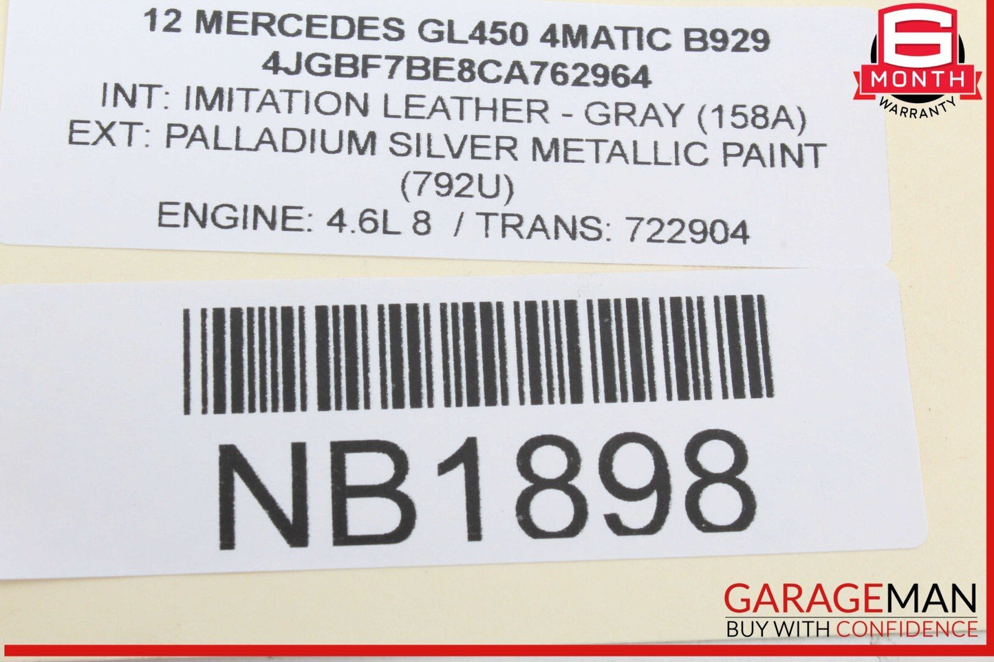 03-12 Mercedes X164 GL450 ML550 Front Right Side Seat Control Module OEM