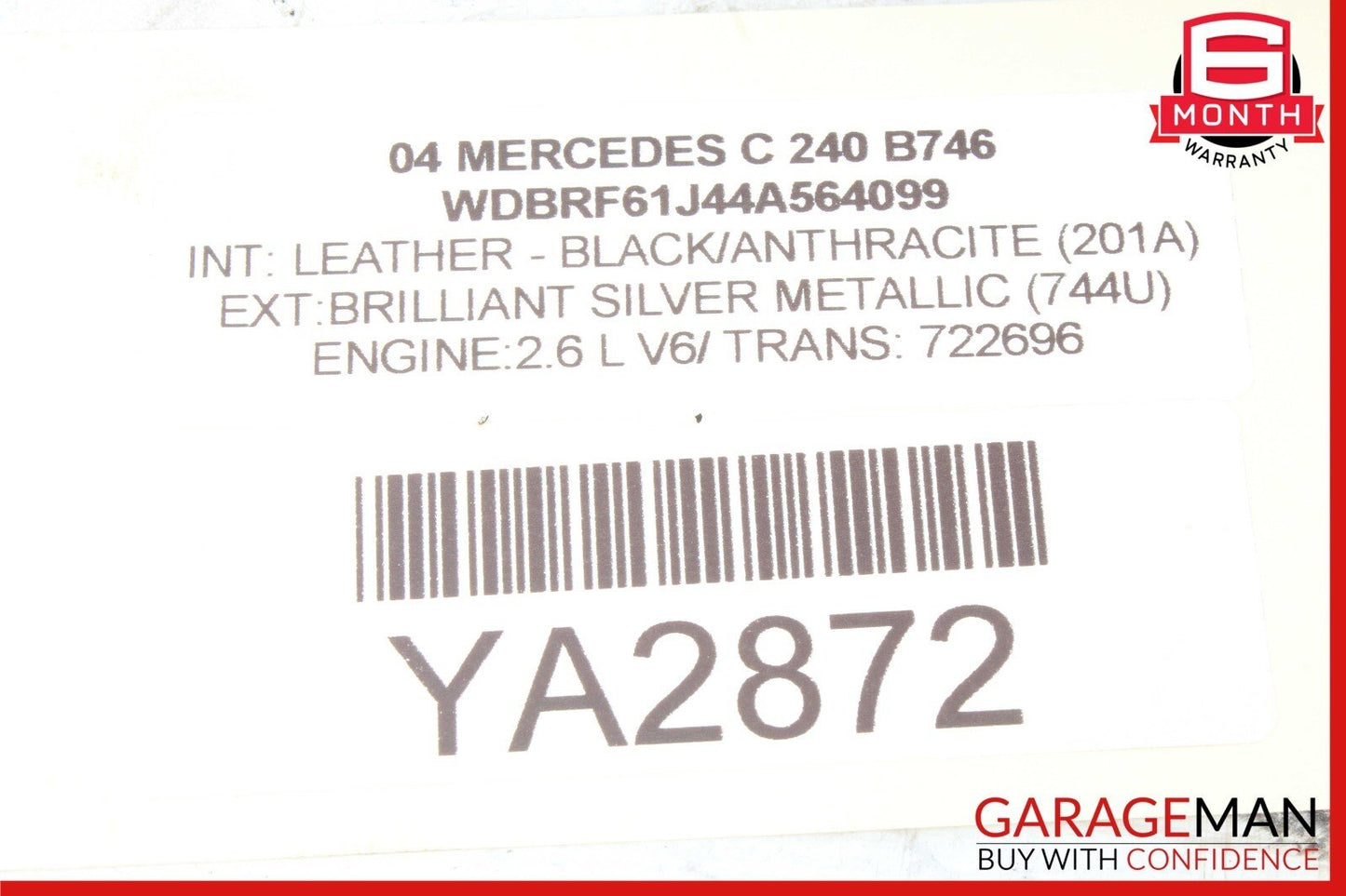Mercedes C240 C320 CLK350 Rear Left / Right Side Upper Control Arm OEM