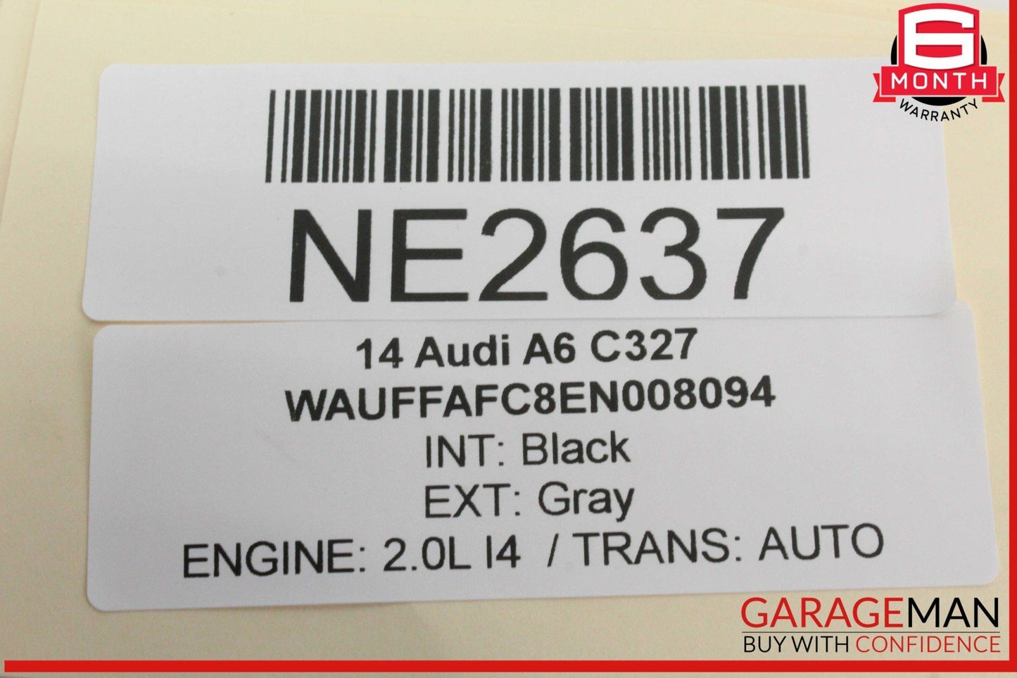 12-18 Audi A6 S6 SQ5 Rear Left Driver Side Window Regulator Motor 8K0959811A OEM