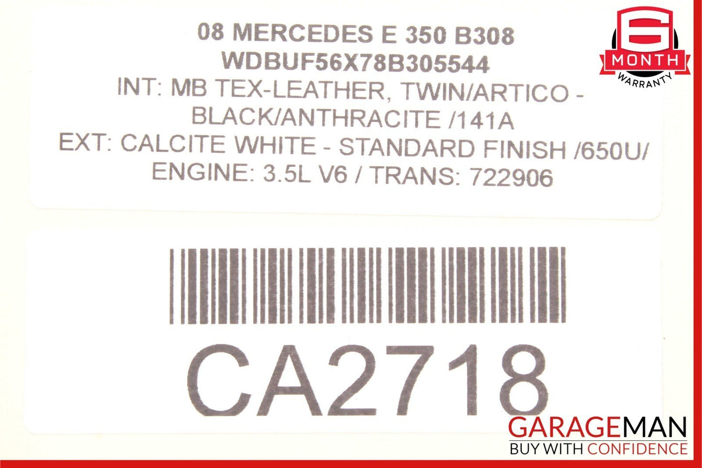 08-18 Mercedes E350 C350 SLK250 Front Left Side Seat Control Module Unit