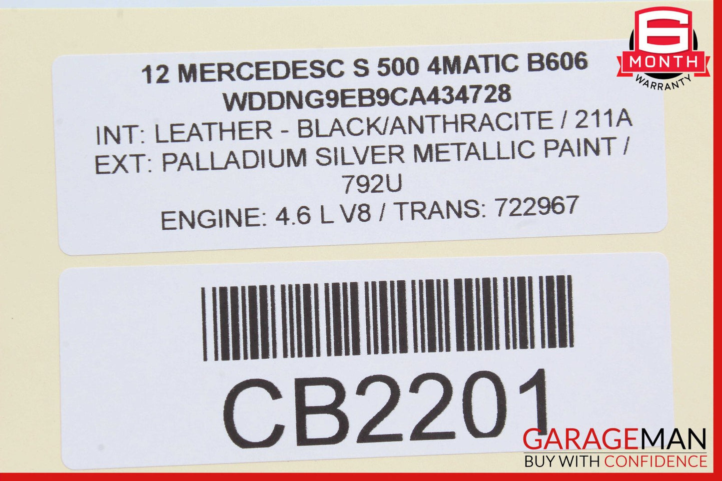 07-13 Mercedes W221 S550 S400 Rear Right or Left Side Door Control Module OEM
