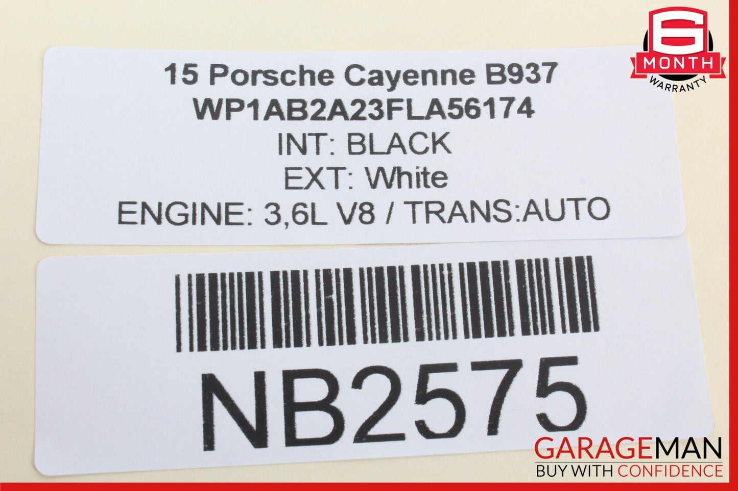 11-18 Porsche Cayenne 958 Rear Left / Right Side Door Control Module Unit OEM