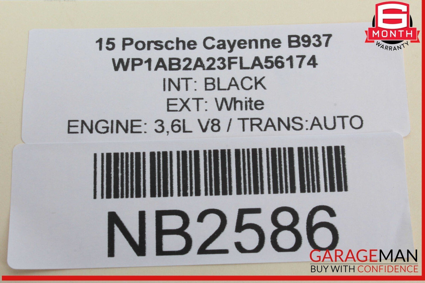 11-18 Porsche Cayenne 958 Front Right Door Lock Latch Actuator OEM