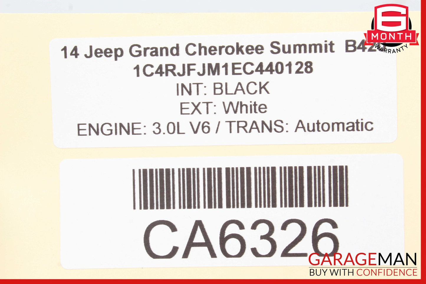 14-17 Jeep Grand Cherokee Front Right Fog Light Lamp OEM