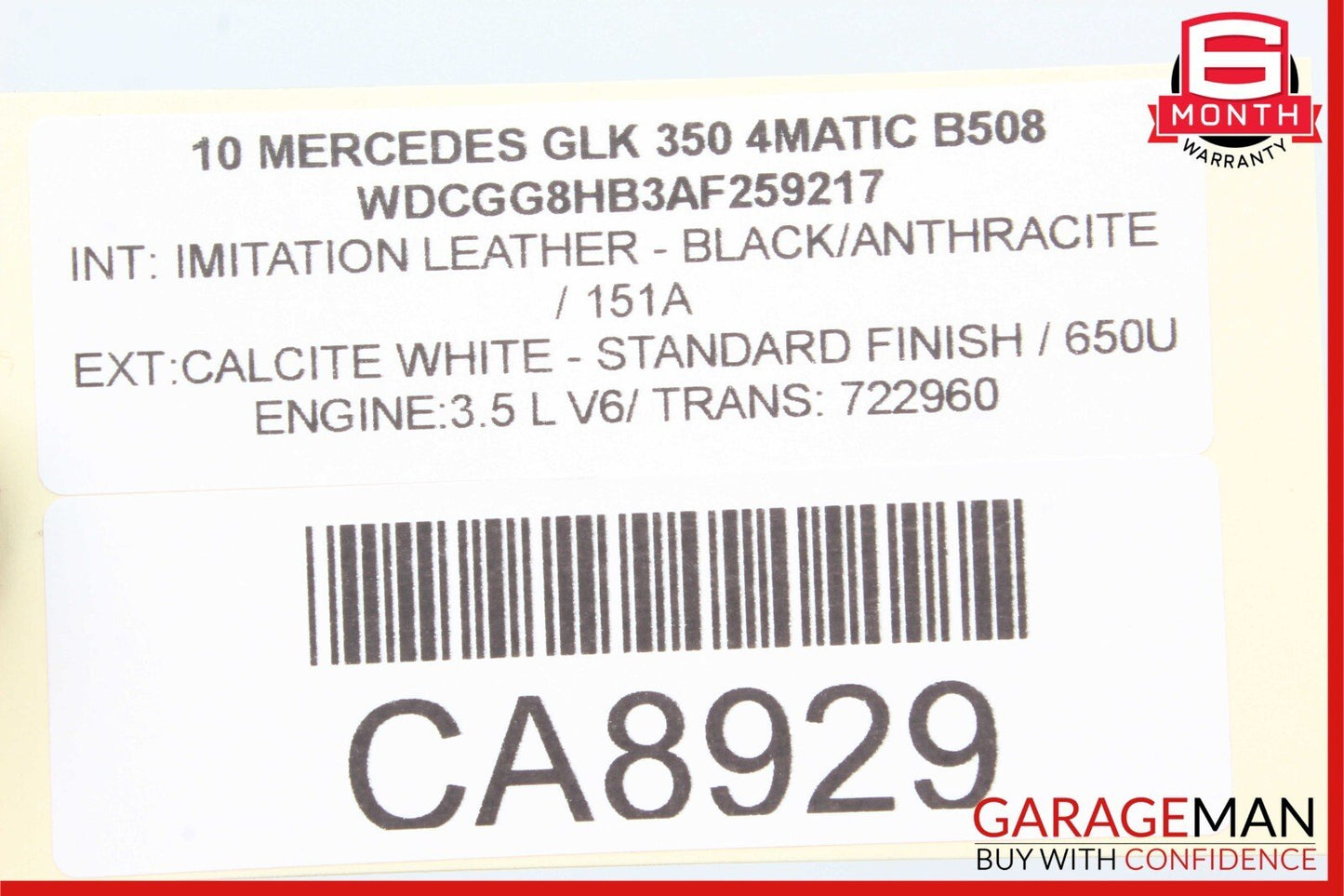 09-15 Mercedes X204 GLK350 Front Right Passenger Side Door Control Module Unit