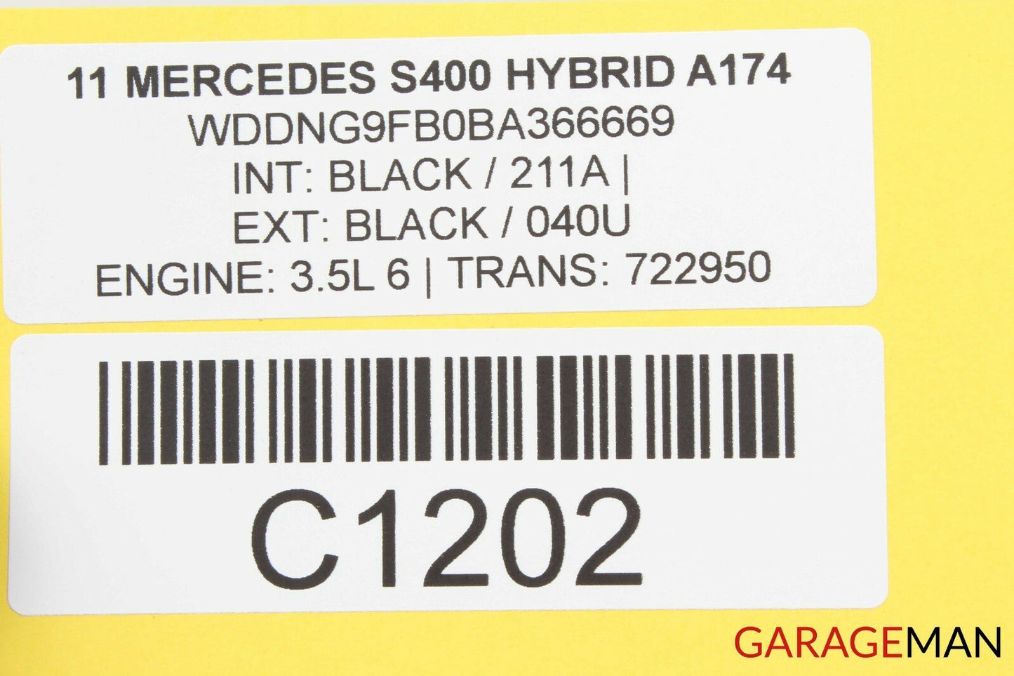 10-13 Mercedes W221 S400 Rear Right Passenger Side Window Switch Control Module