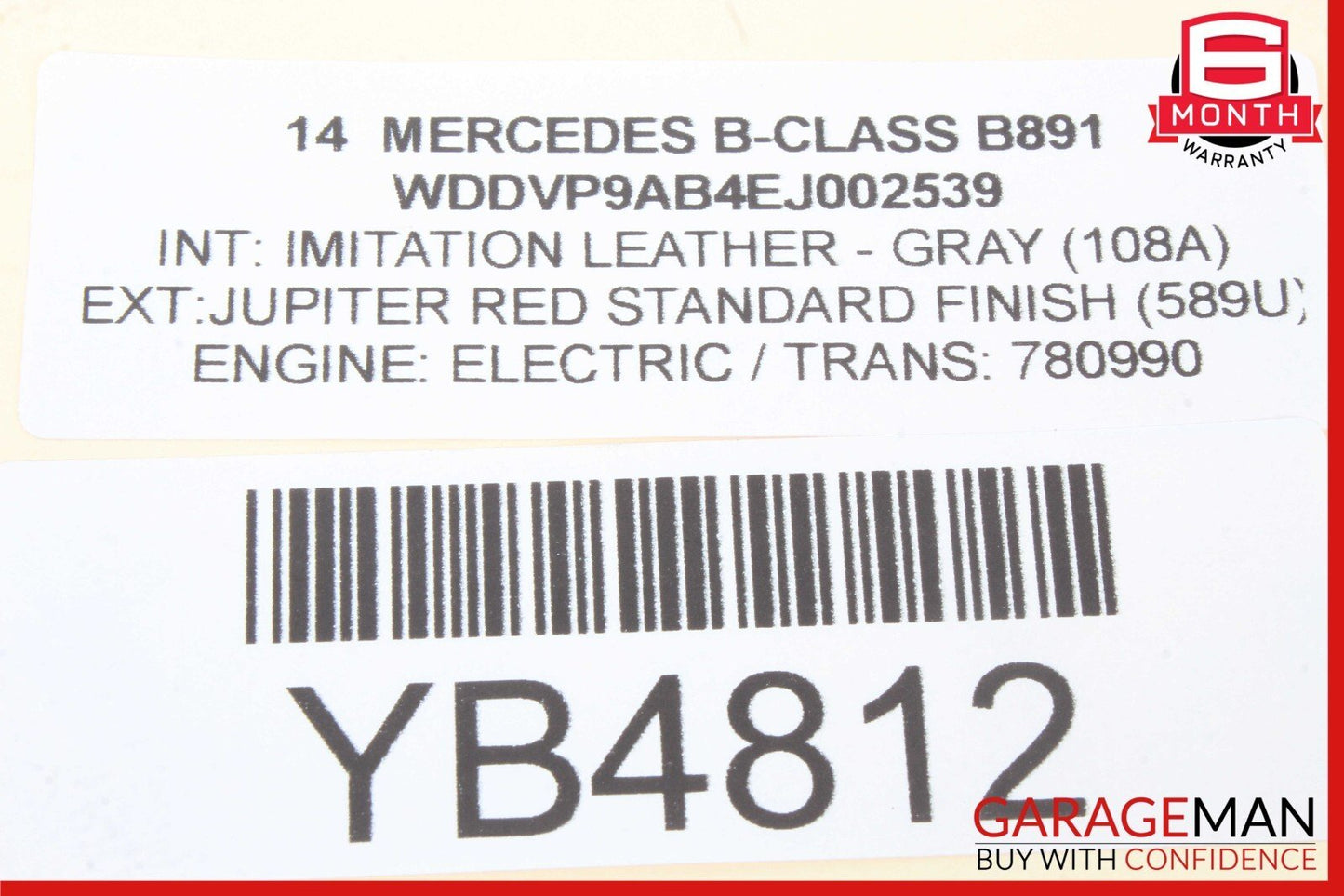 13-18 Mercedes B-Class W242 W246 B250 Parking Brake Release Handle 2469050451