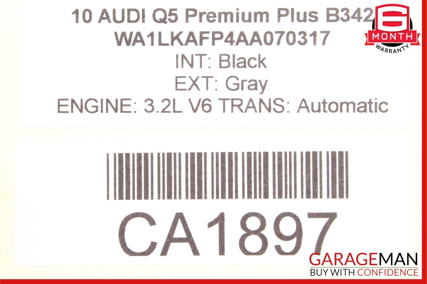 09-10 Audi Q5 Rear Right or Left Side Door Control Module Unit 8K0959795C OEM