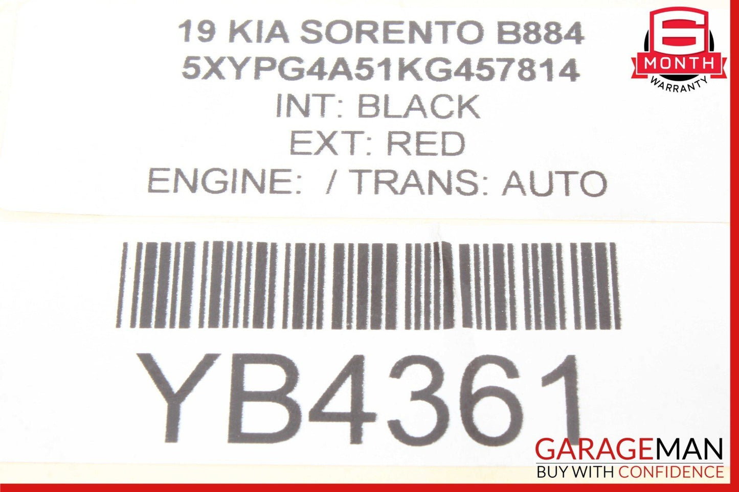 19-20 Kia Sorento Left Engine Variable Valve Timing Solenoid 24360-3CAA1 OEM
