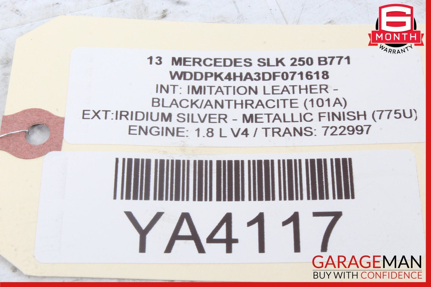 08-17 Mercedes R172 SLK250 E350 C300 Front Right Side Lower Control Arm RWD OEM